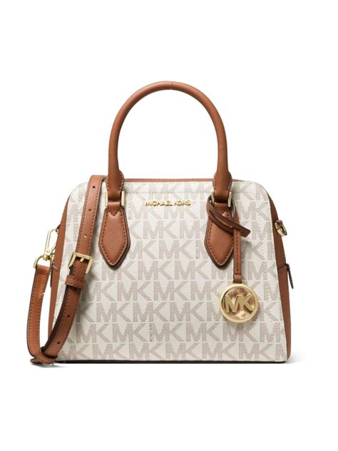 michael kors ayden medium logo and faux leather satchel|Michael Kors Ayden Medium Logo and Faux Leather Satchel.